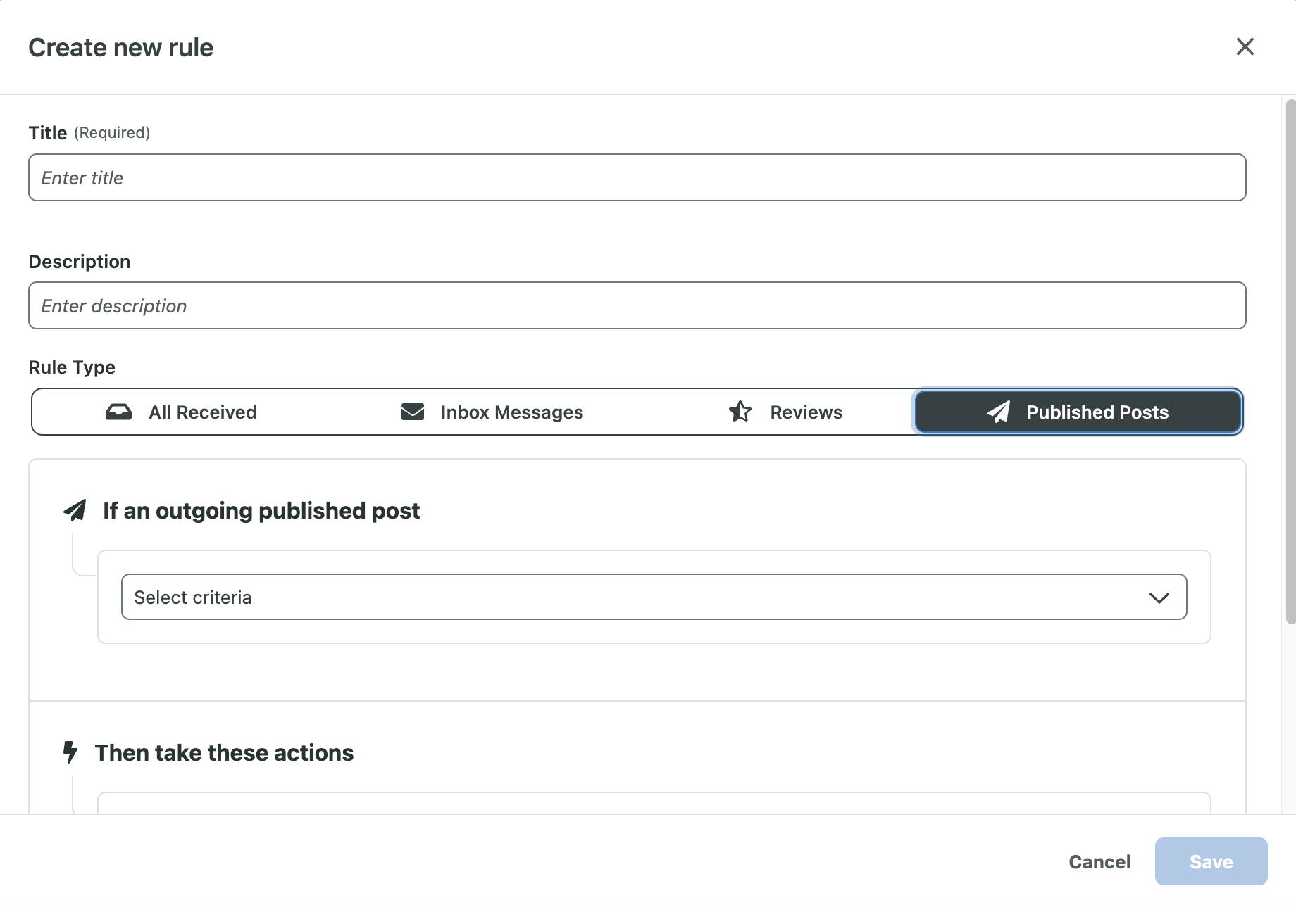 Automated Rules – Sprout Social Support