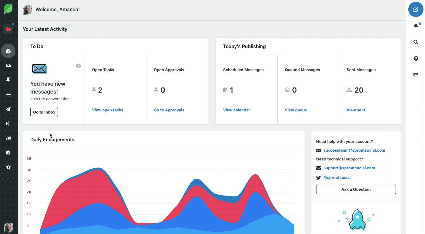 Inbox Team Report Nav And Scroll GIF