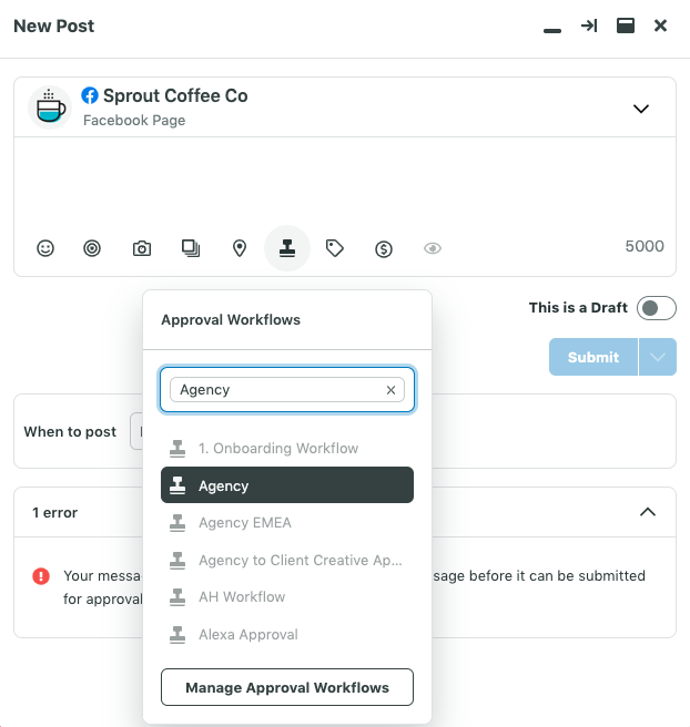 Workflow From Compose