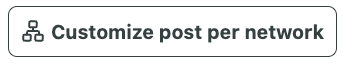 Customize post per network button