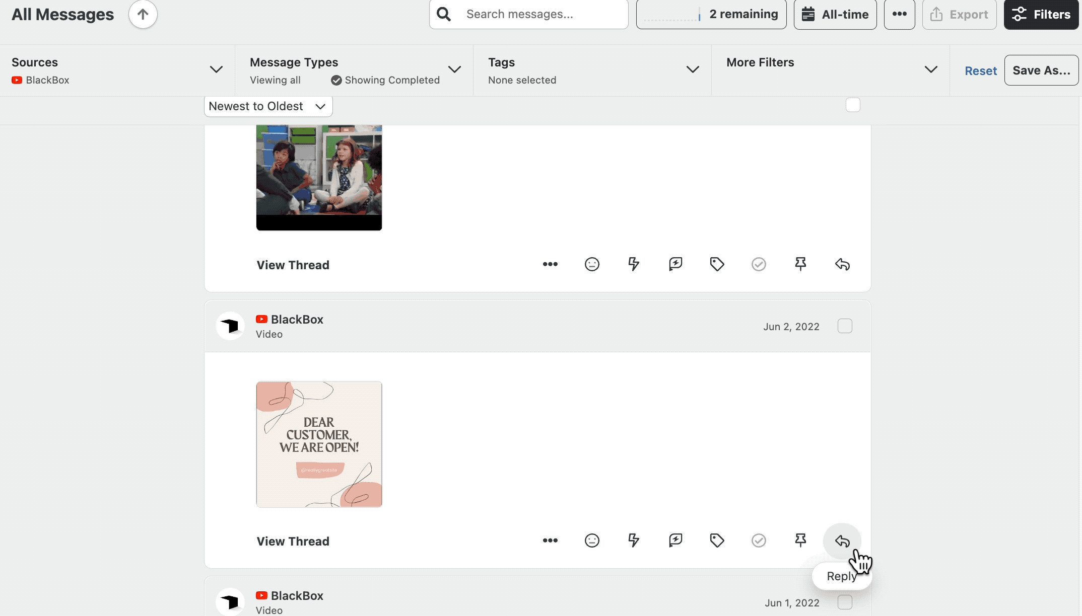 How do I respond to YouTube comments in the Smart Inbox? Sprout