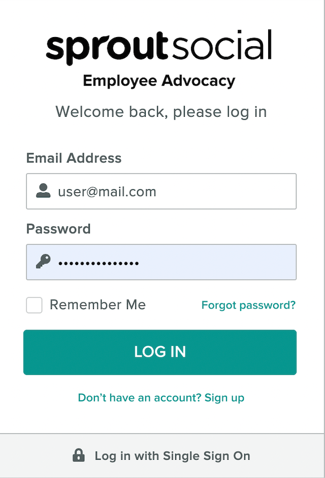 Changing your Login Email Address or Password – Sprout Social Support